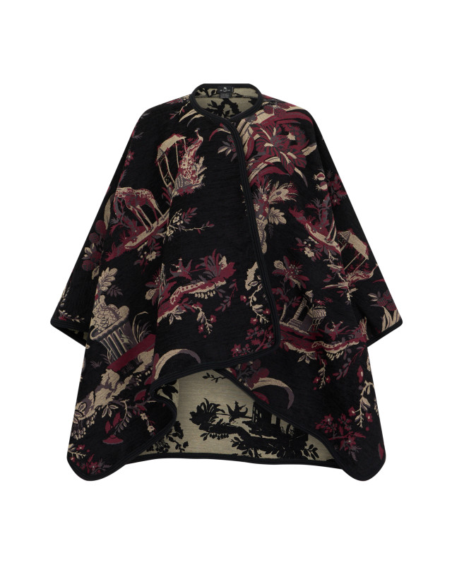 Cape with paisley pattern