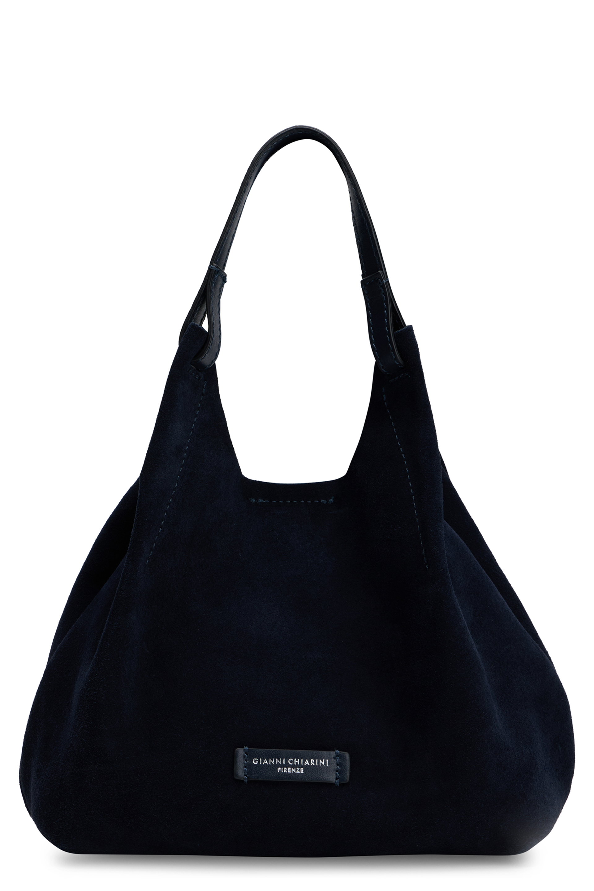 Suede tote bag