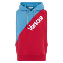 Hooded sleeveless sweatshirt