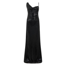 Long dress with rhinestones