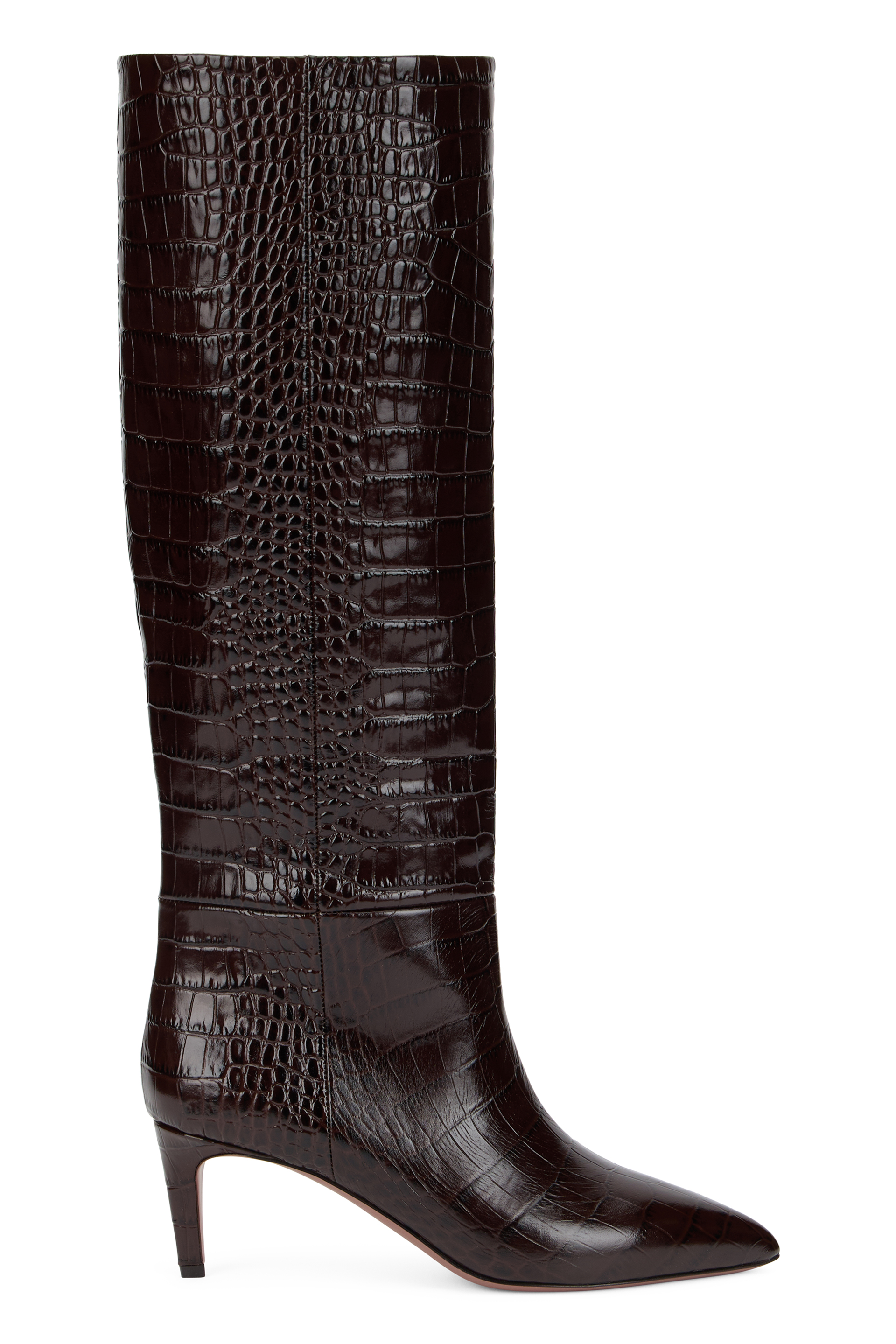 Tall leather boot