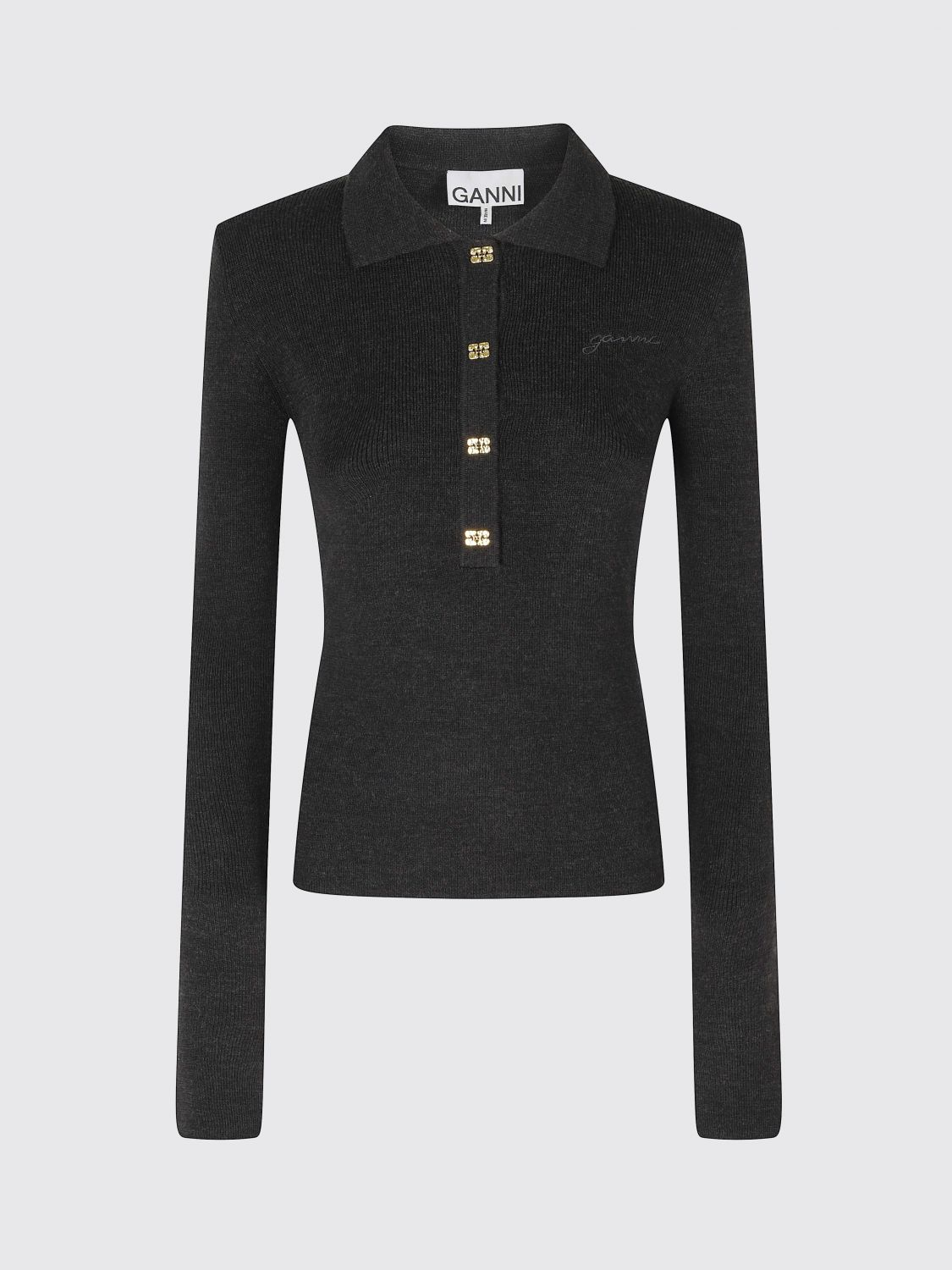 [GANNI] Knitwear FW26 A1070125 Phantom
