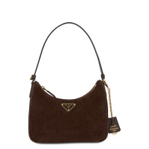 Suede shoulder bag
