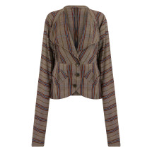 Checkered blazer