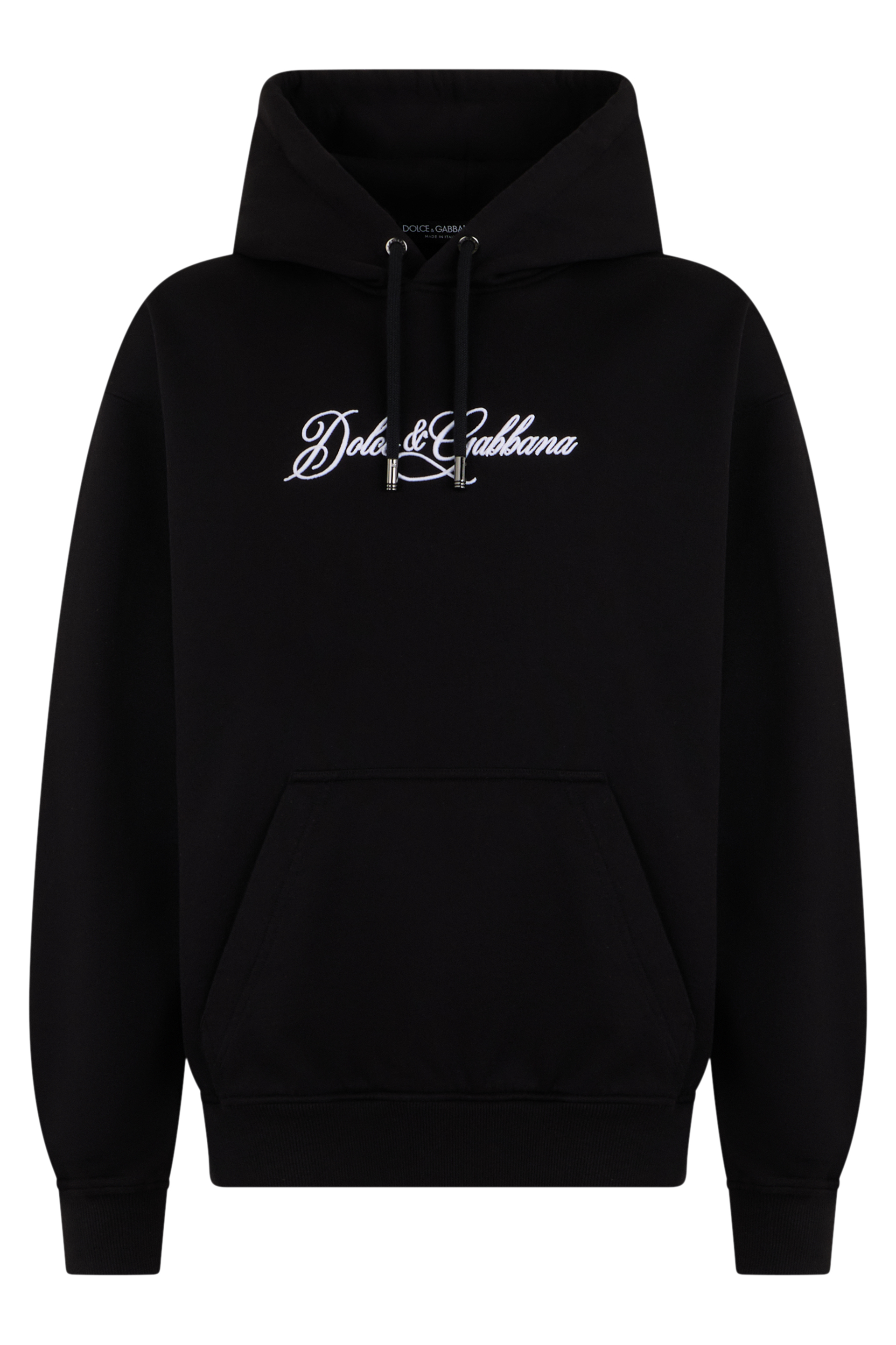 Hoodie with embroidered logo