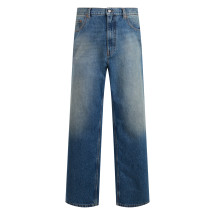 Faded straight jeans