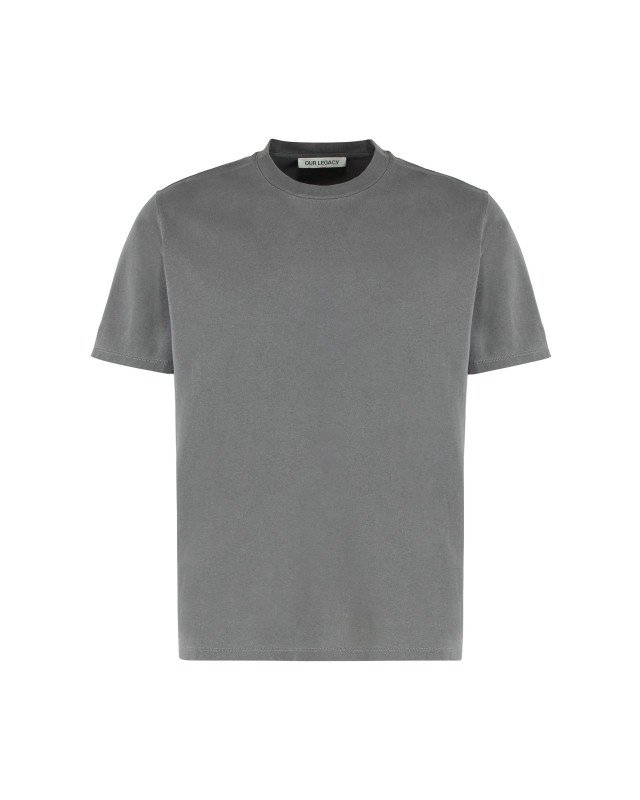 Boxy crew neck T-shirt in jersey