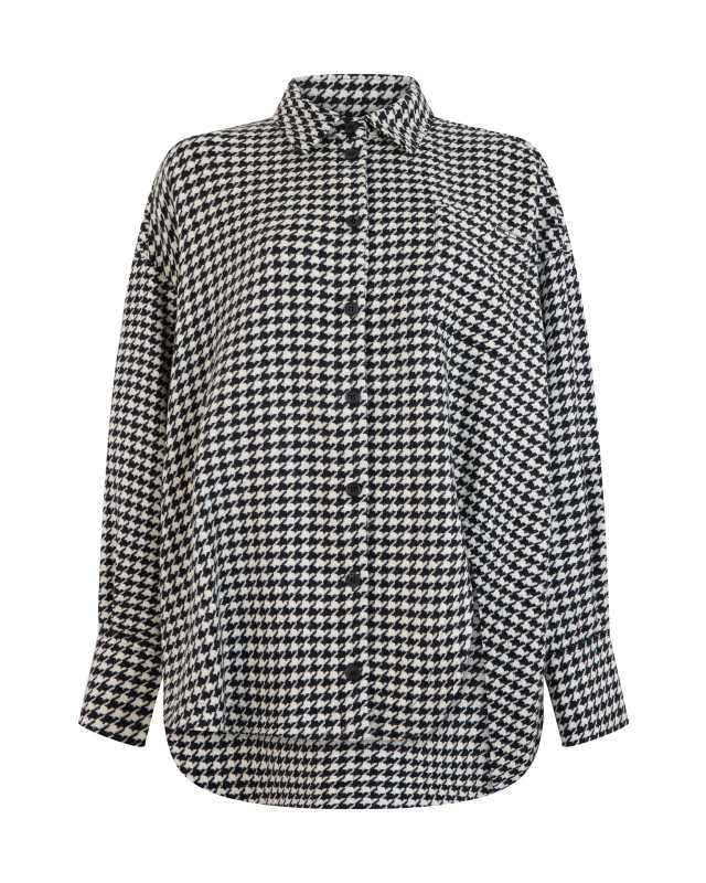 Pied-de-poule shirt
