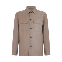 Virgin wool jacket with buttons