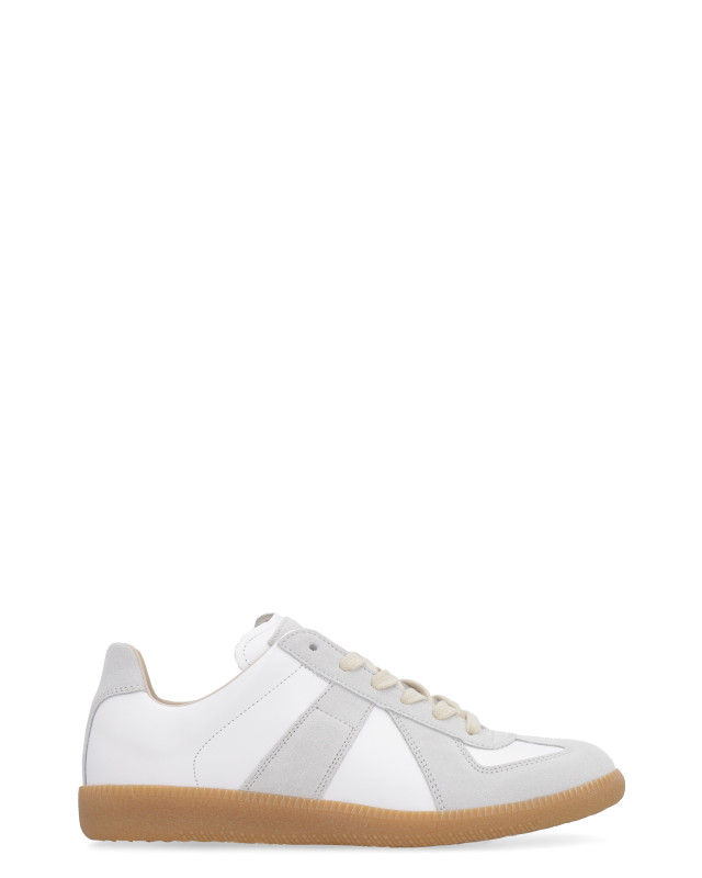 Replica leather low-top sneakers