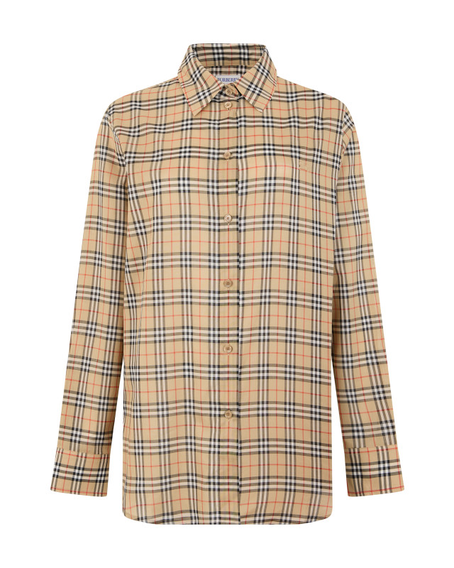 Long Sleeve Checked Shirt