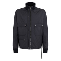 Bomber with zipper and pockets