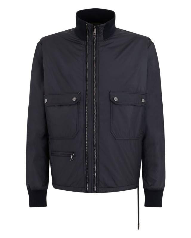 Bomber with zipper and pockets