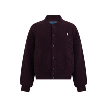 Bomber with buttons and collar