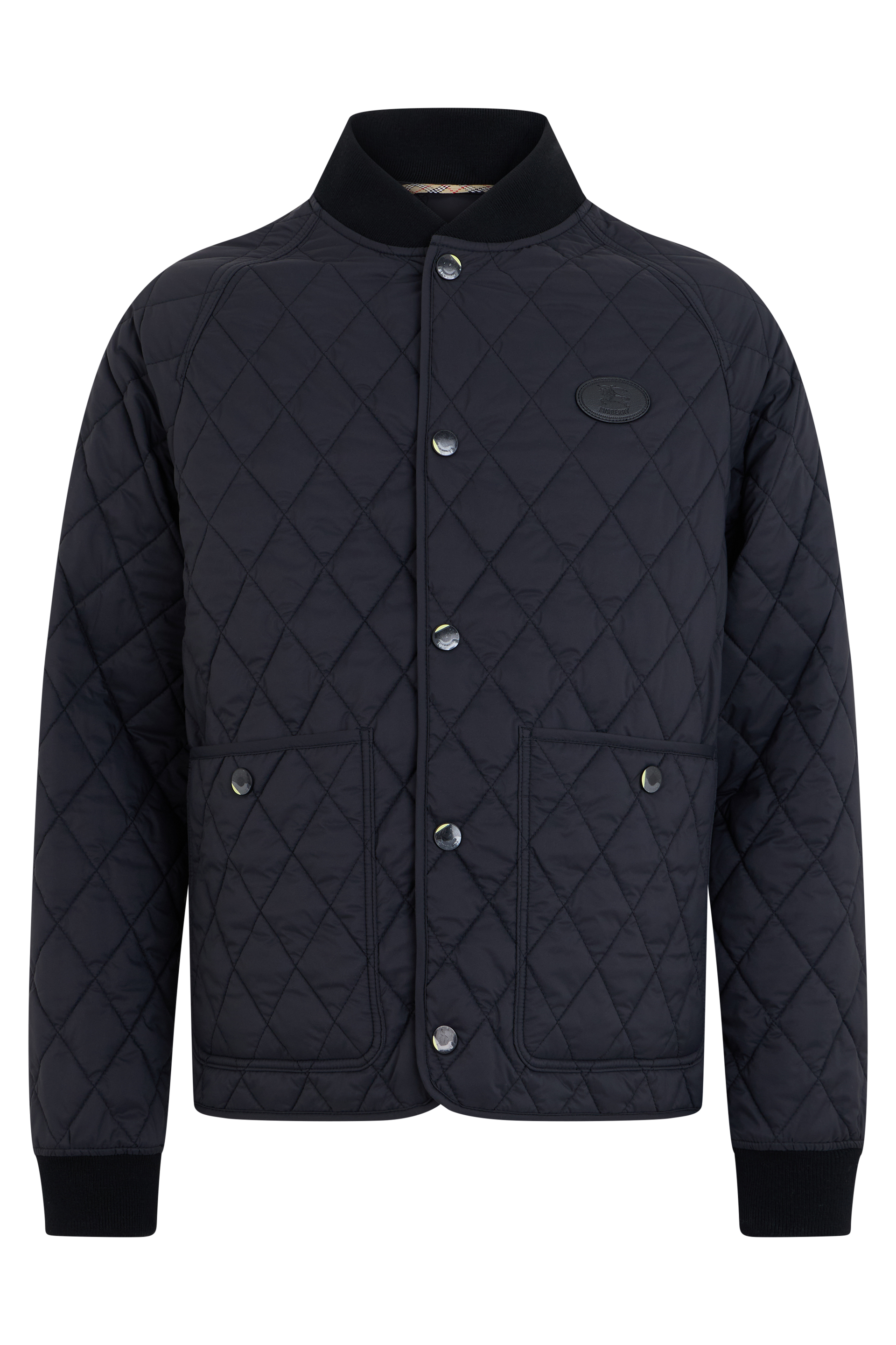 Quilted jacket with buttons