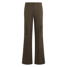 Flared pants with pockets