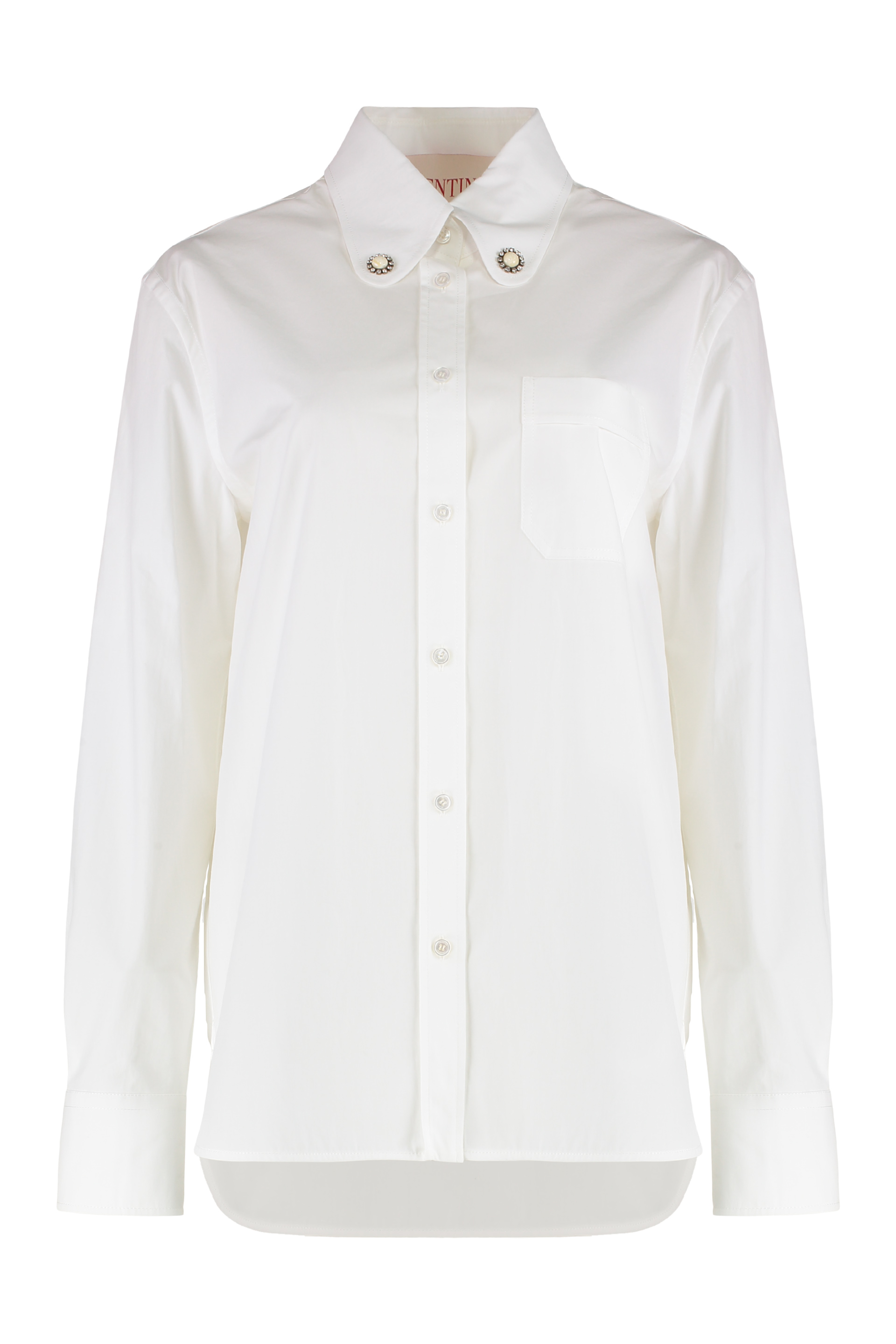 Cotton poplin shirt