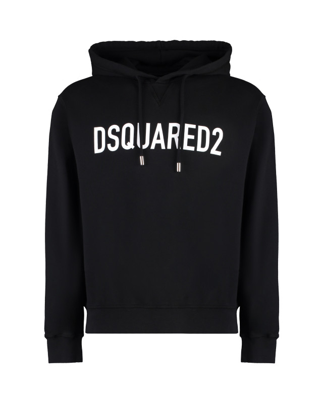 Logo print hoodie