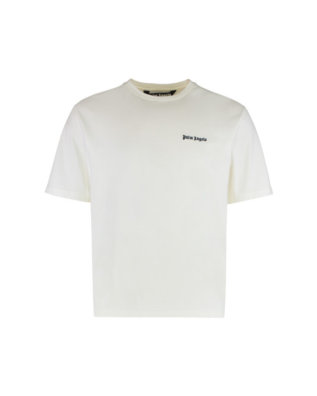Round neck T-shirt in cotton