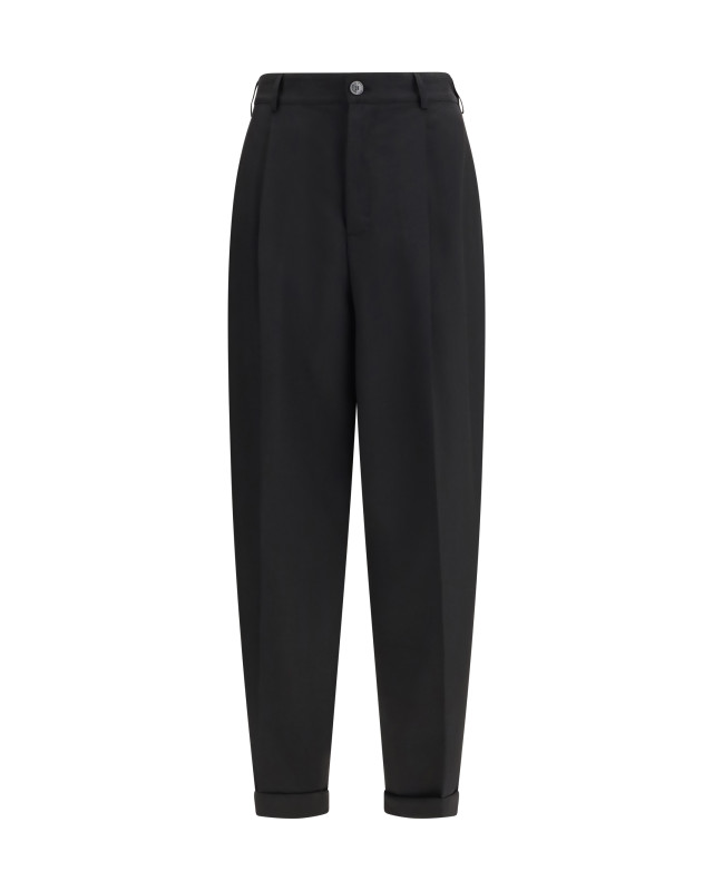 Pleated Pants with an elasticated waistband