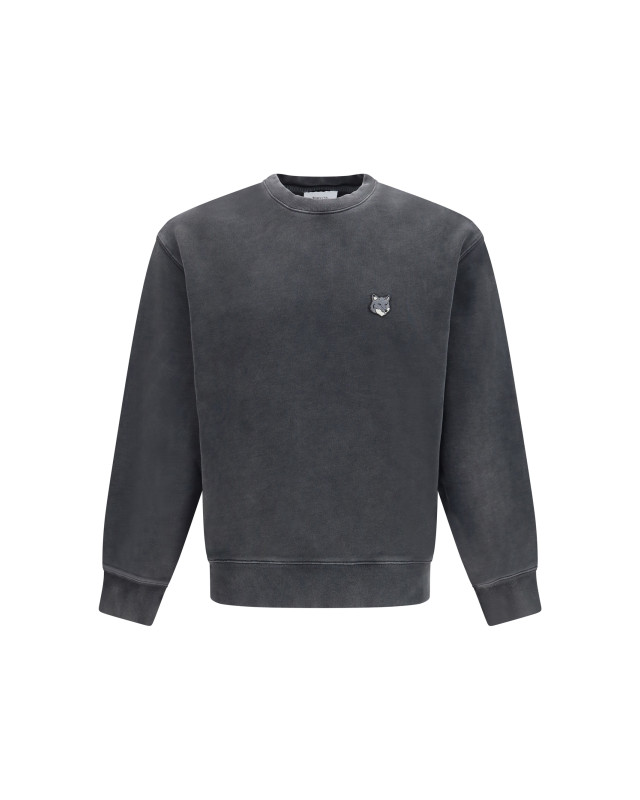 Crewneck Sweater with Fox Head logo