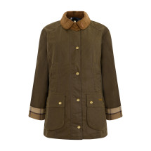 Jacket with contrasting collar