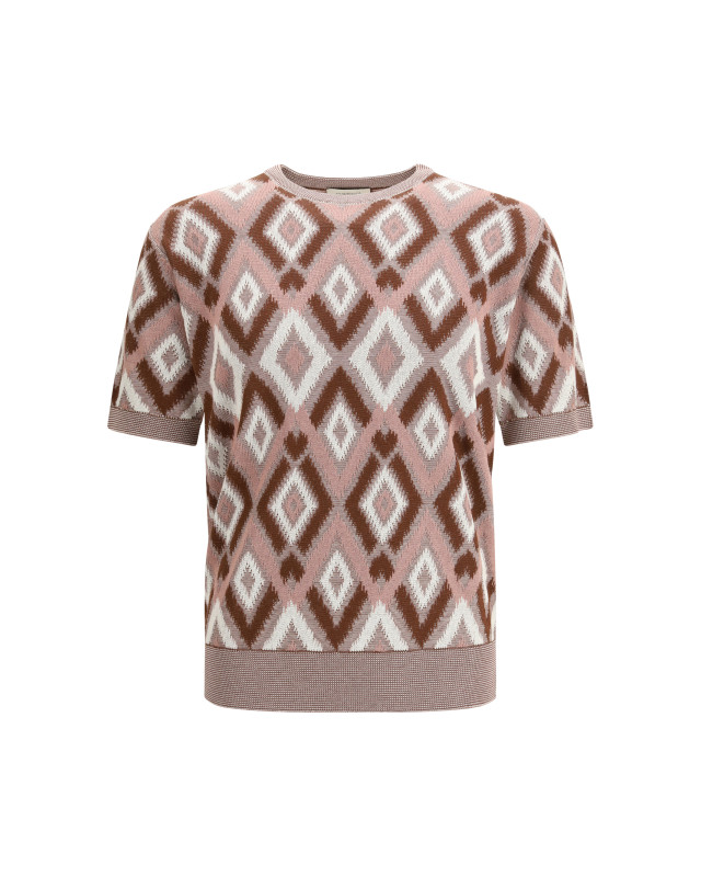 Short-sleeve crewneck Sweater
