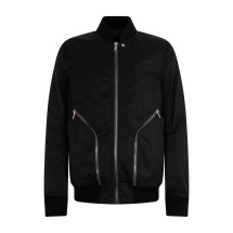 Bomber with zipper