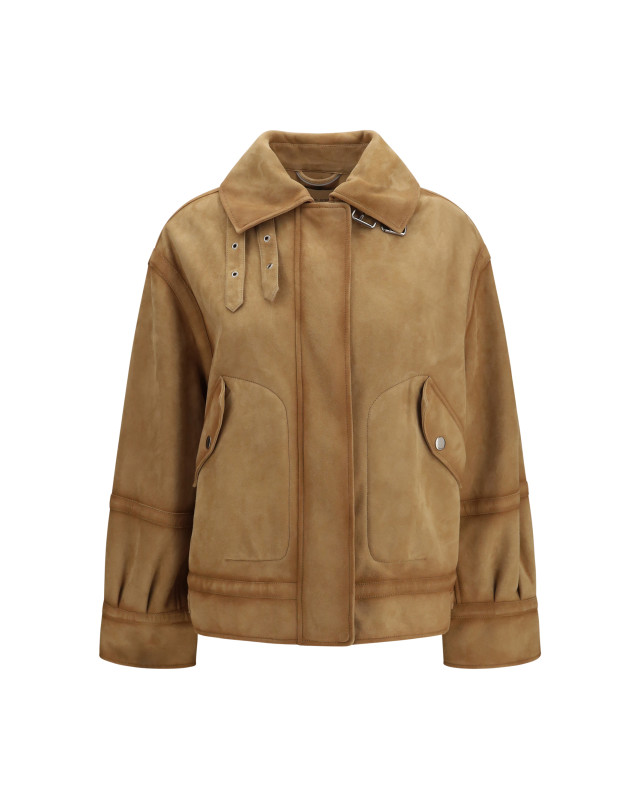 Heritage detail suede aviator bomber Jacket