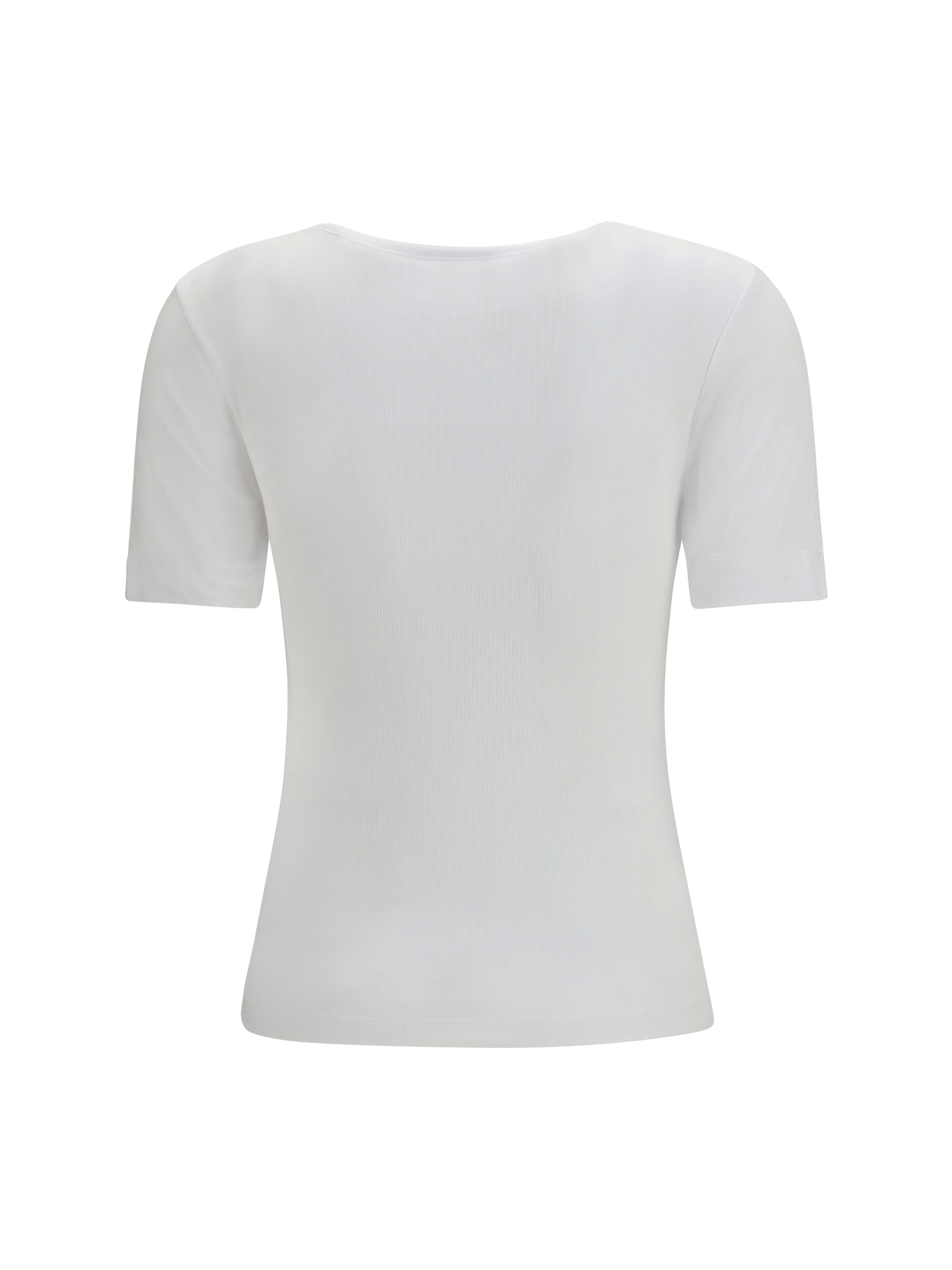 Ribbed cotton T-shirt