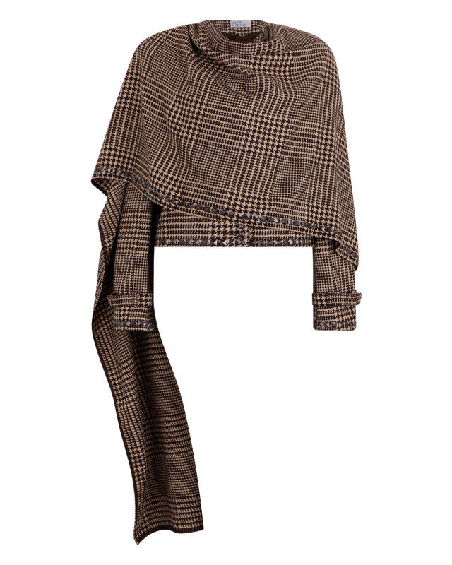 Houndstooth coat