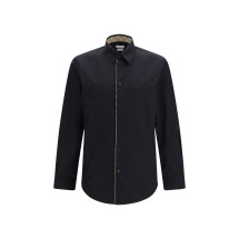 Cotton Shirt with Check trims