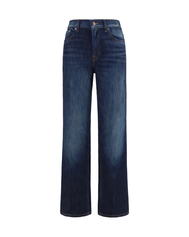 Straight-leg Vintage wash Jeans