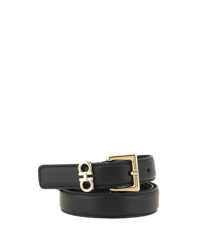 Gancini leather Belt