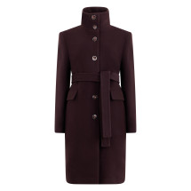 Coat with belt