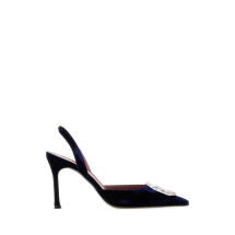 [Amina Muaddi] Pumps FW26 CAMELIASLING90 MIDNIGHTBLUE