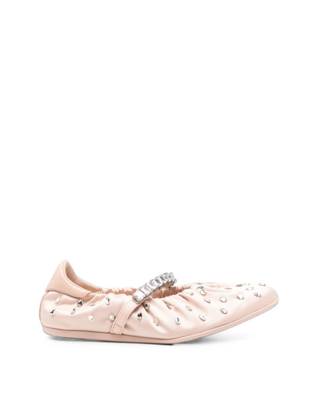 JIMMY CHOO JADEBALLERINA QEPMACARON/CRYSTAL