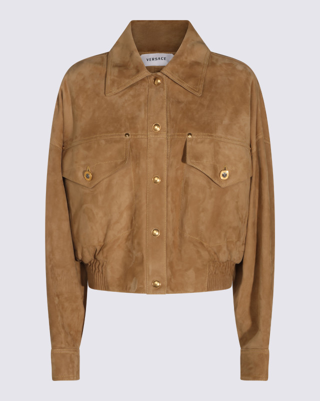 [Versace] Leather Jacket FW26 10257041A183801K230