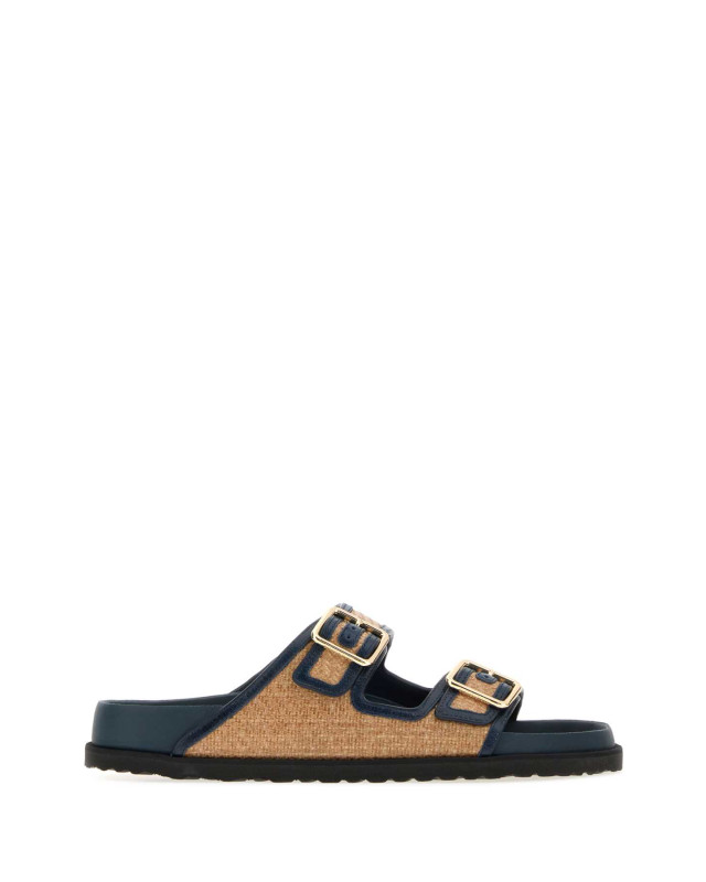 [Birkenstock 1774] Slippers SS26 1032438 RAFFIANAVY