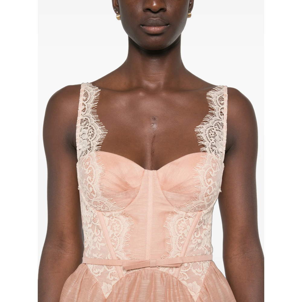 [Zimmermann] Sleeveless dress FW26 9399DF261  LPINK