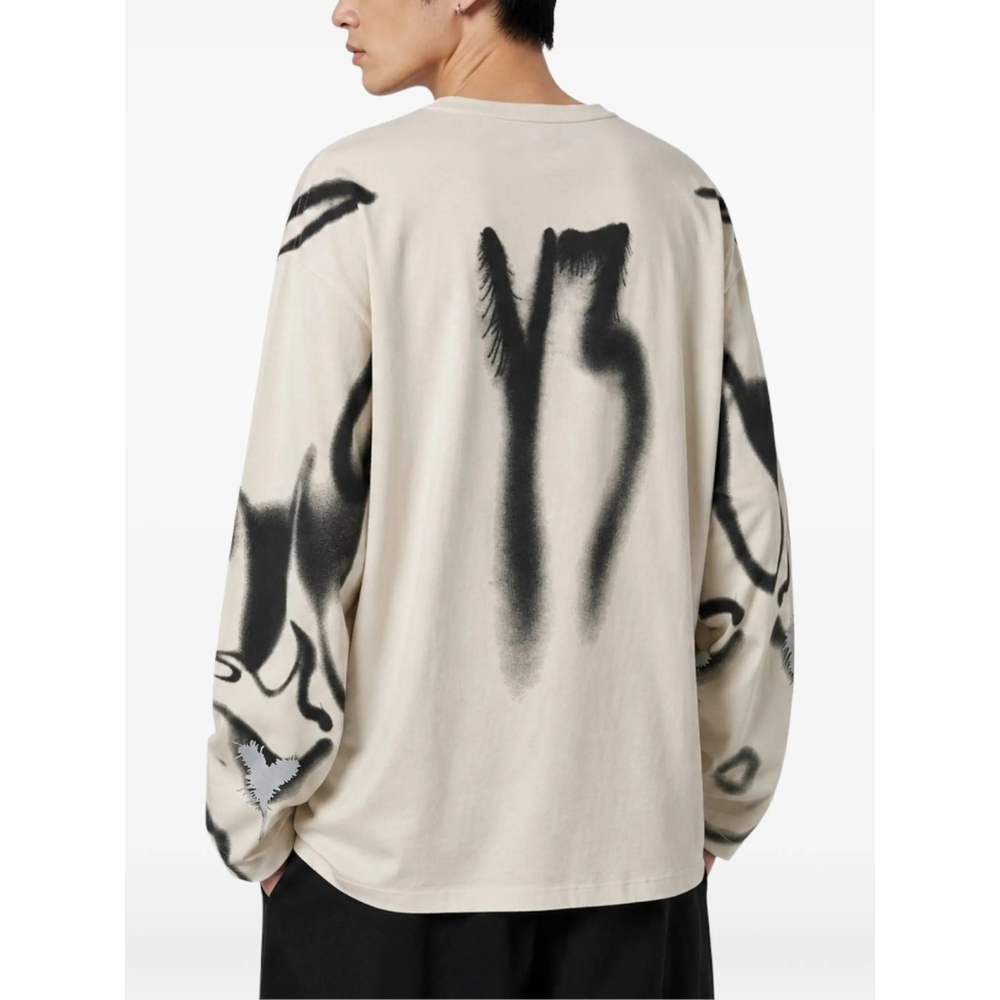 [Y-3] T-shirts Long Sleeve FW26 KX3815  WHITE