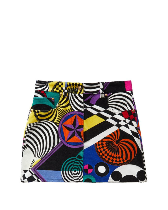 [Versace] Midi skirt FW26 1026762 1A19164 1D070
