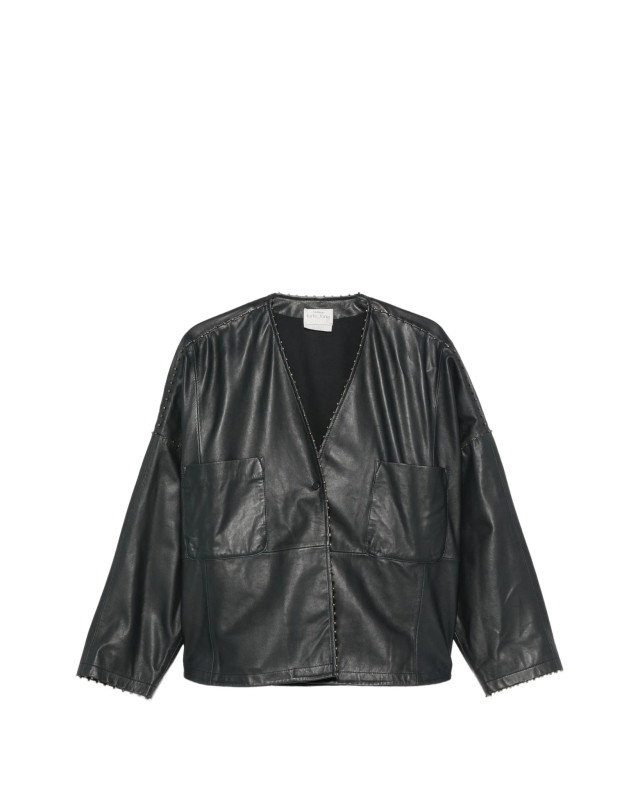 [Forte Forte] Leather Jacket FW26 15011MYJACKET
