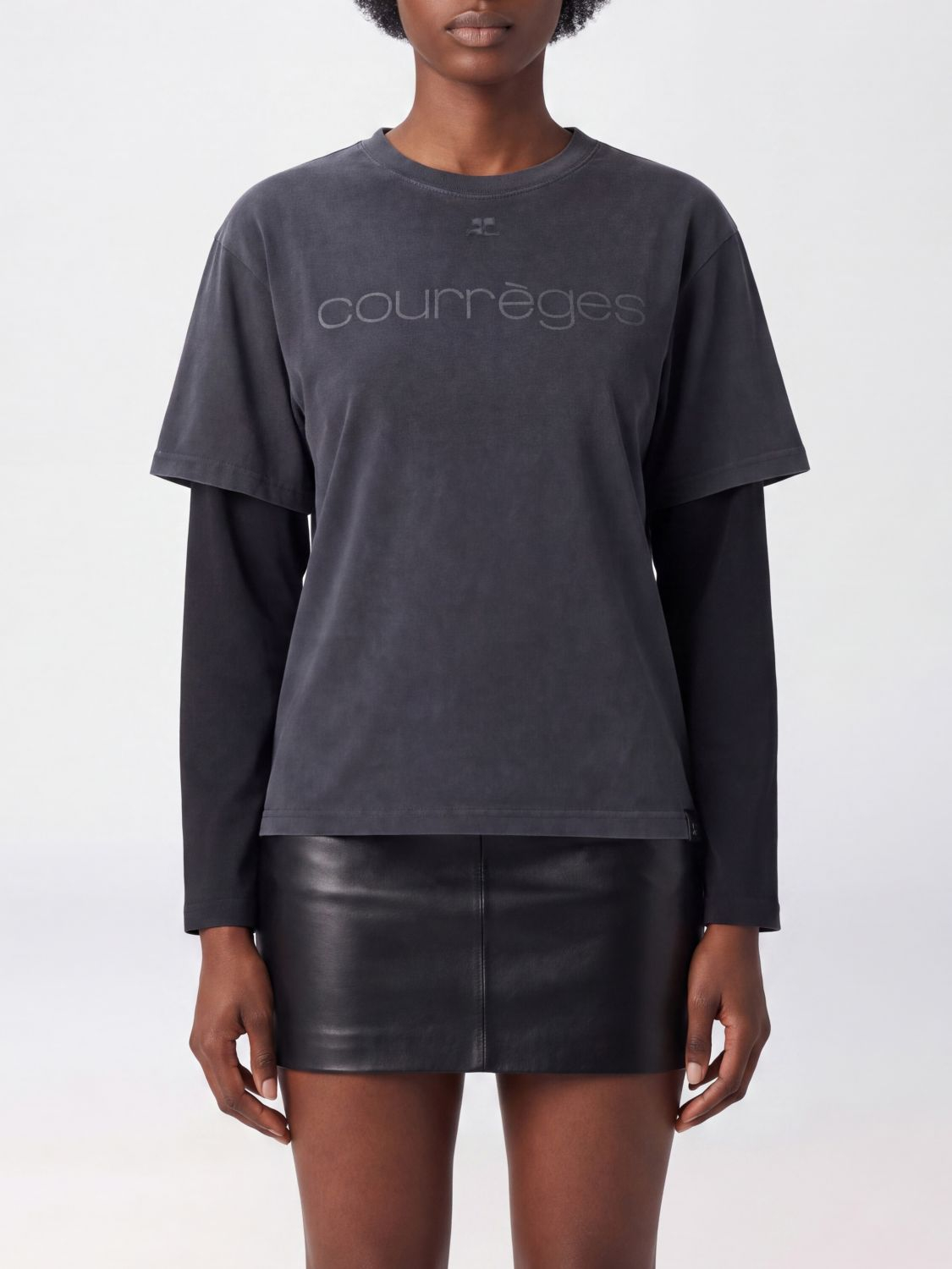 [Courreges] T-shirts Long Sleeve FW26 326JTS275JS0305 B126