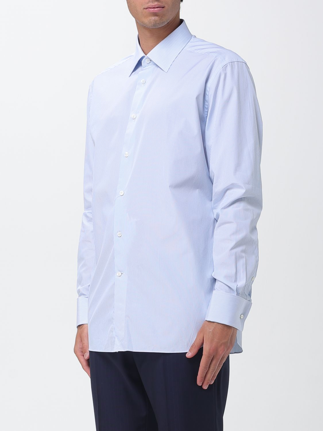 [ZEGNA] Shirts Long Sleeve SS26 9RS4PA301011A3 434