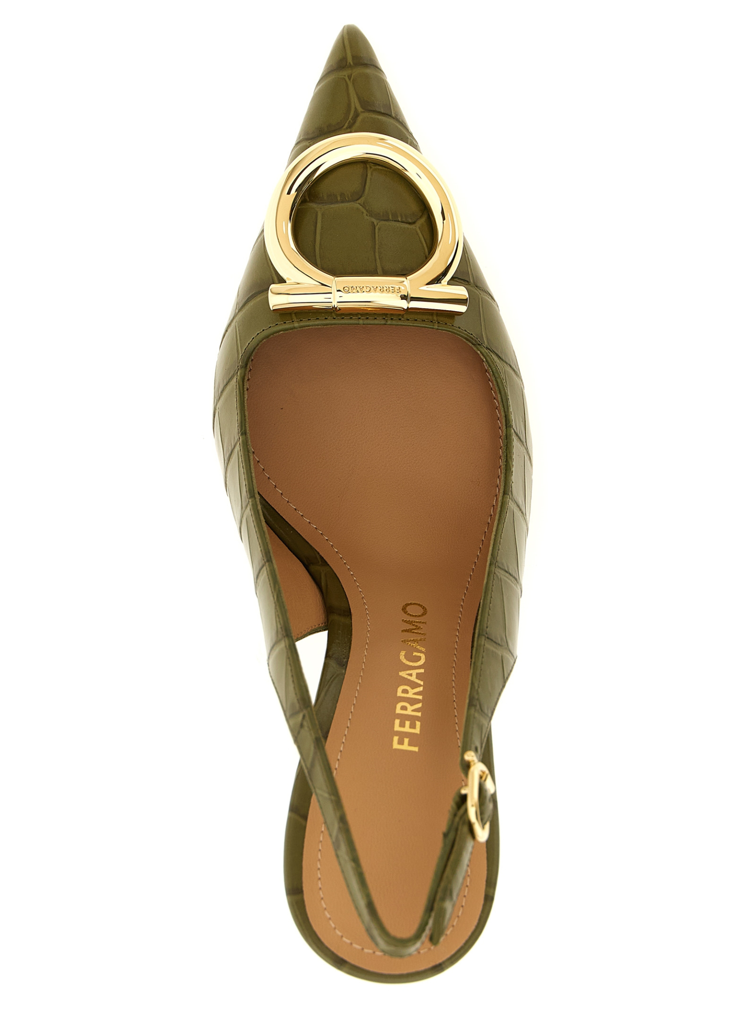 [Ferragamo] Pumps FW26 794993NEWOLIVE