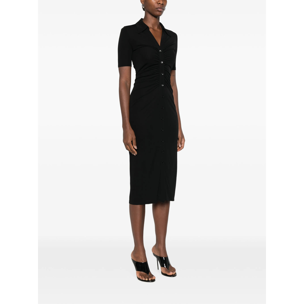 [DIANE VON FURSTENBERG] Short sleeve dress FW26 D878BBLACKMTJY  BLACK