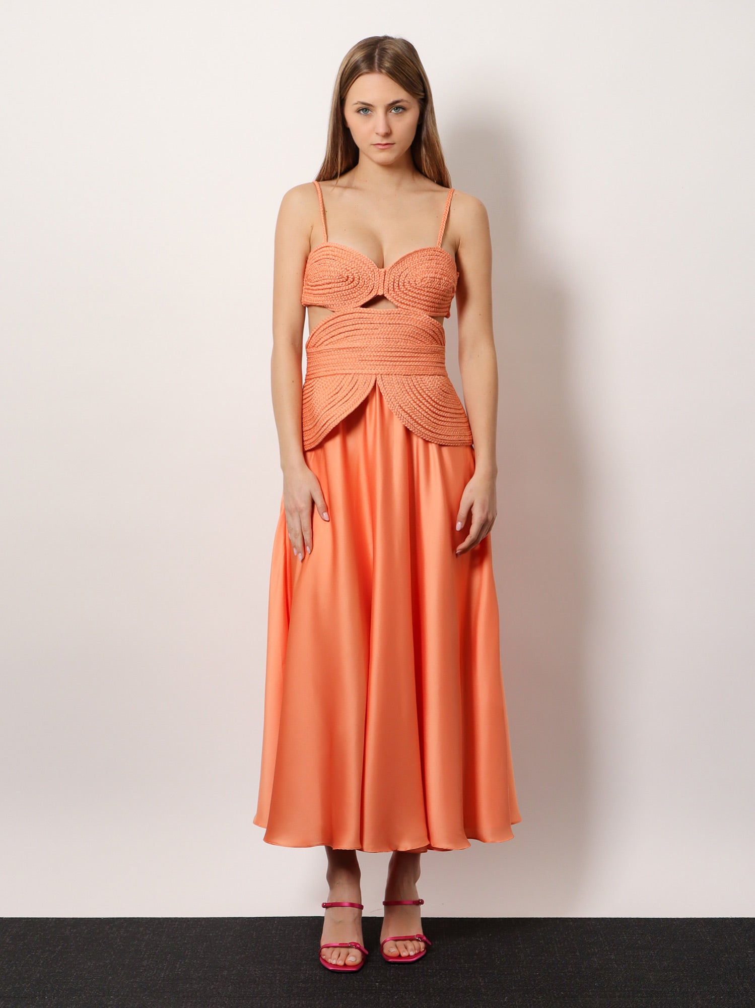 [Patbo] Sleeveless dress SS26 VEM31133_ORANGE
