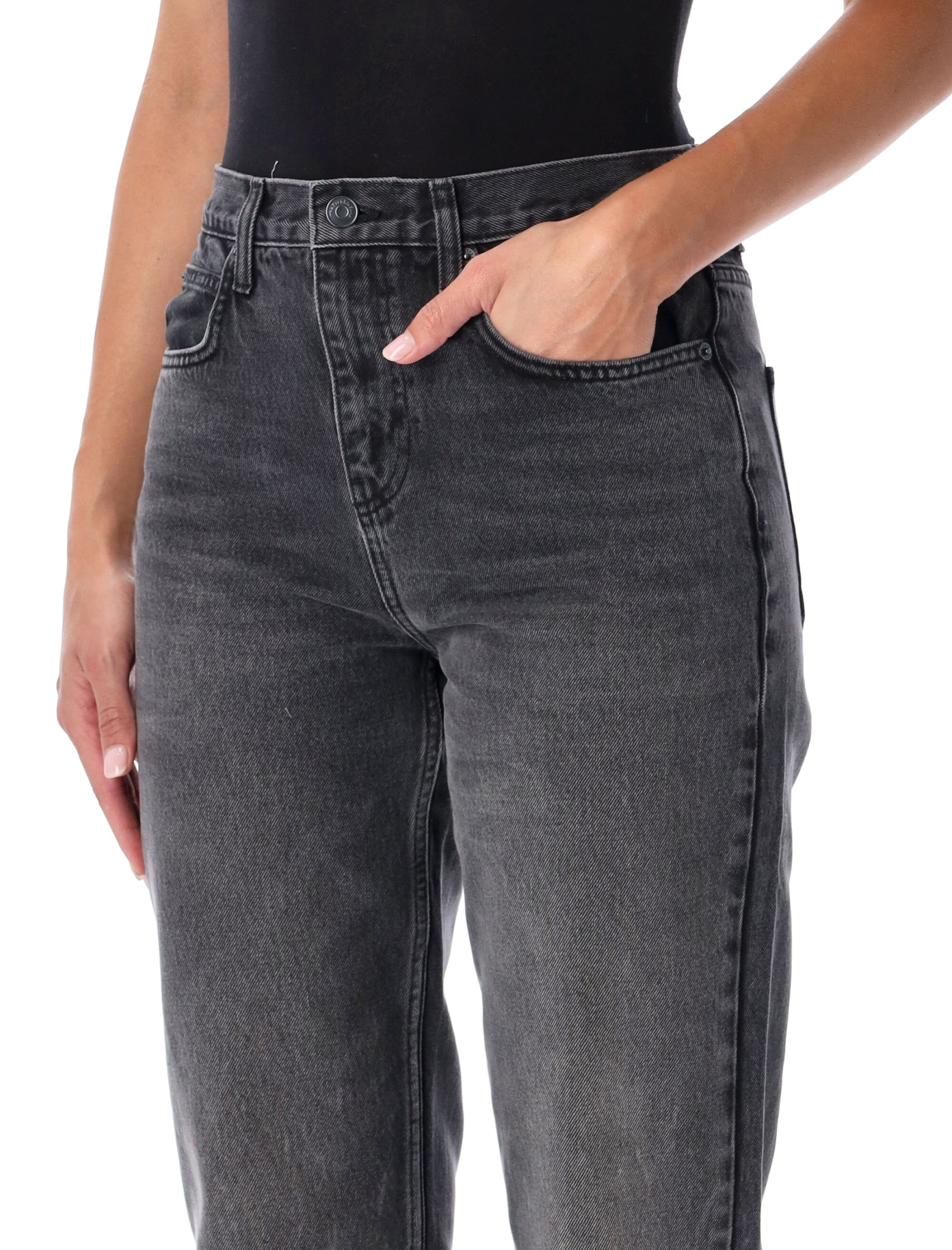 [THE FRANKIE SHOP] Jeans FW26 PAFS22765144GREY WASH