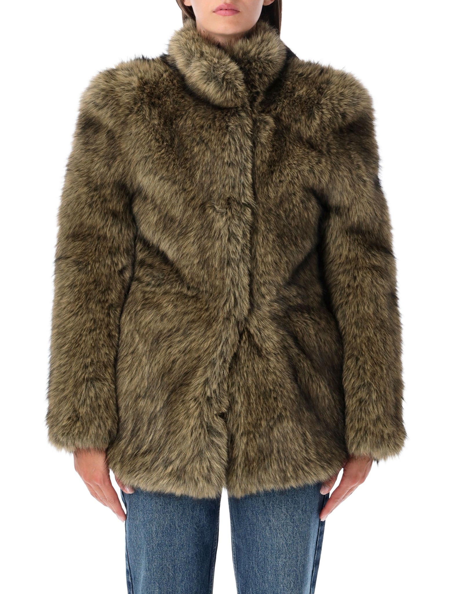 [THE FRANKIE SHOP] Coat FW26 JAFS22770407MOSS GREEN